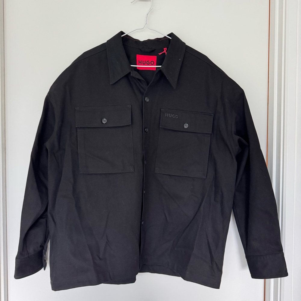 HUGO Black Overshirt Jacket  | New with tags | Medium
